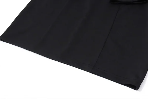 فستان أنيق على الطراز الأوروبي الأمريكي على شكل حرف A وأكمام طويلة وخصر عالي يحدد شكل الفستان النحيف للنساء