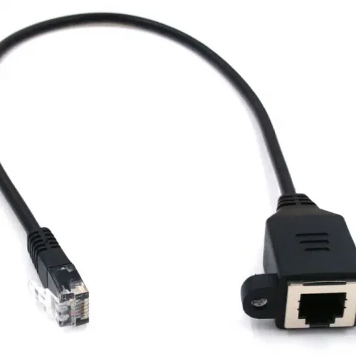 telephone extension cable ,RJ45(8p8c) extension cable RJ12(6P6C) male to female cable with shield brand factory product