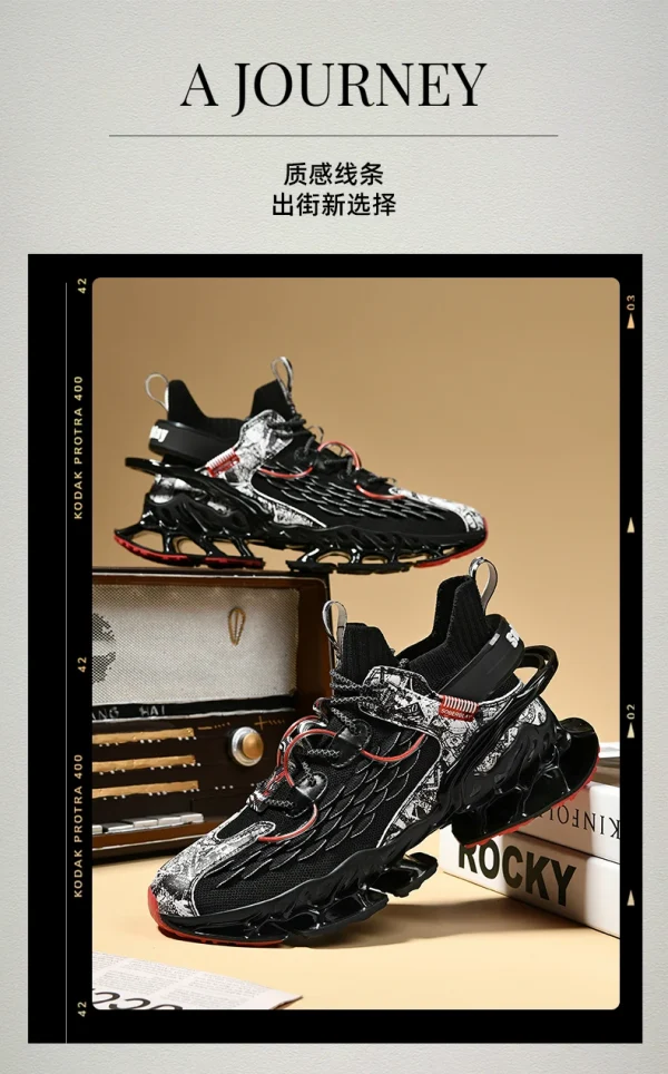 🔹 حذاء رياضي رجالي كاجوال بدون كعب