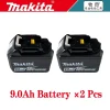 5Ah 6Ah 9Ah Fast DHL DELIVERY 100٪ بطارية أداة ماكيتا 18 فولت الأصلية ، لبطارية ماكيتا 18 فولت BL1850B BL1840B BL1830B BL1815️️