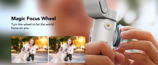 AOCHUAN Smart X2 3 Axis Gimbal Stabilizer للهواتف الذكية iPhone و Android Gimbal مع شاشة LED مدمجة لعمود التمديد