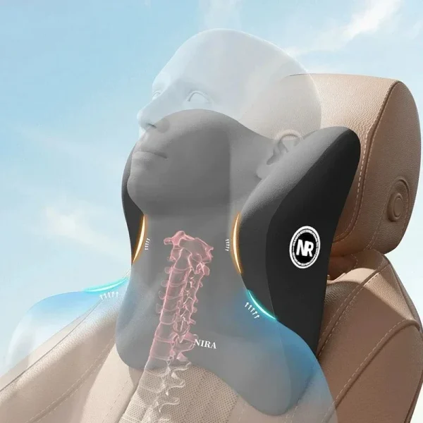 رغوة الذاكرة سيارة مسند الرأس العالمي قطني وسادة الظهر وسادة قطني وسادة سيارة الراحة الرقبة وسادة اكسسوارات السيارات العامة