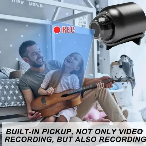 كاميرا مراقبة لاسلكية جديدة X5Mini للرؤية الليلية 1080P خفيفة الوزن وواضحة ومحمولة للكشف عن الحركة بجودة ممتازة