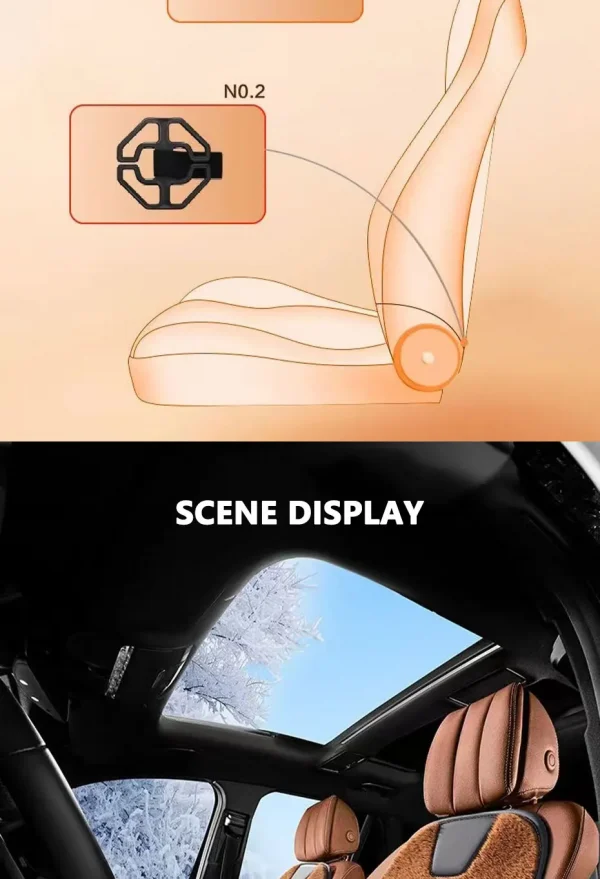 Seametal التدفئة وسادة مقعد السيارة تيار مستمر 12 فولت التدفئة السريعة مقعد السيارة سخان الشتاء الحرارية أفخم وسادة مقعد العالمي لسيدان/Suv