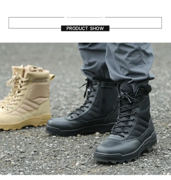 رائجة البيع الرجال أحذية الصحراء عالية الجودة المضادة للانزلاق الرجال حذاء