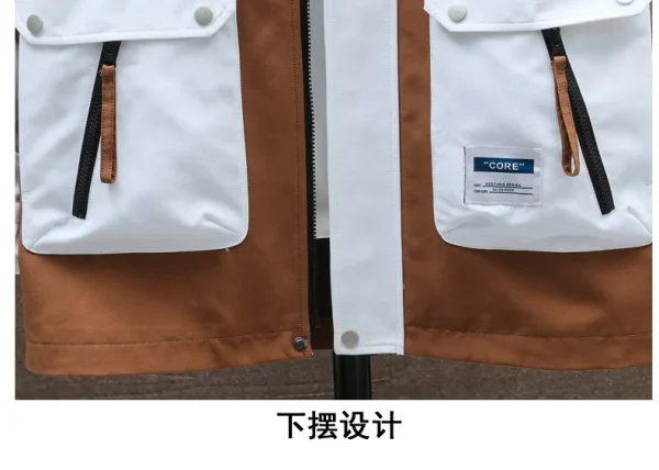 سترة بسحاب عادي مقاومة للرياح 2023 ربيع رجال بغطاء رأس وسترة مطبوعة صيحة هيب هوب أعلى سعر منخفض للرجال