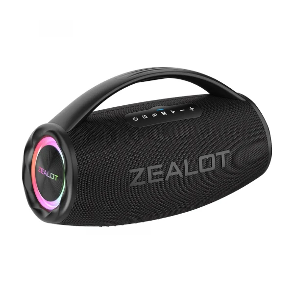 ZEALOT S97 80W مكبر صوت لاسلكي، مكبر صوت محمول خارجي، جودة صوت Hifi، اقتران مزدوج، شحن سريع، 16000 مللي أمبير.