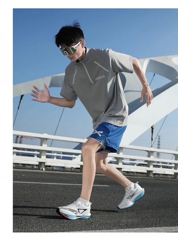 أحذية الجري المصنوعة من الكربون المتخصصة في الماراثون للرجال رياضية قابلة للتنفس وخفيفة الوزن للنساء أحذية رياضية مريحة مضادة للانزلاق