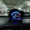 أحدث A501 شاشة عرض علوية للسيارة obd2 سيارة ذكية HUD مقياس توربو عداد المسافات الرقمي إنذار الأمن المياه والزيت درجة حرارة دورة في الدقيقة مقياس تلقائي