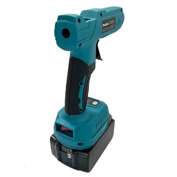 ماكيتا اللاسلكي الكهربائية المحمولة مسدس الغراء الساخن إصلاح لتقوم بها بنفسك أداة اللحام الساخن مسدس هواء ساخن مكافحة تحرق فوهة لبطارية 20 فولت