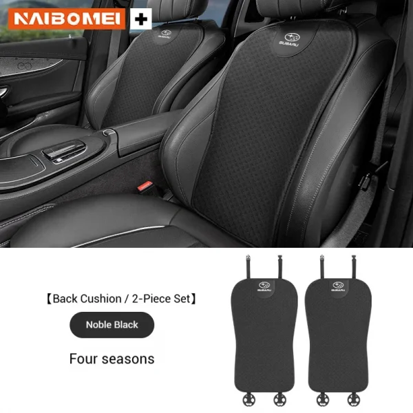 وسادة مقعد السيارة الحرير الجليد تنفس غطاء مقعد السيارة لسوبارو STI Brz Wrx Xv صعود فورستر Outback امبريزا ليجاسي اكسسوارات