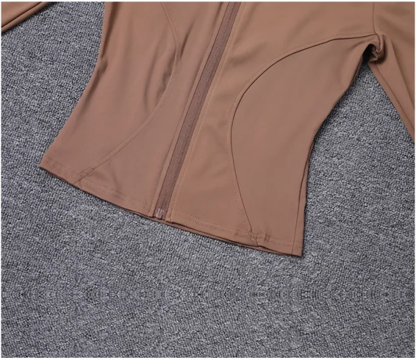 سترة رياضية نسائية بأكمام طويلة، معطف للتمرين في صالة الألعاب الرياضية، ملابس رياضية لليوجا