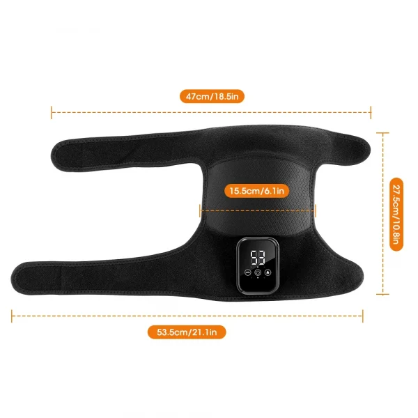 تكبير التدفئة الكهربائية مدلك الكتف والركبة 3 مستويات الكهربائية الاهتزاز العضلات الاسترخاء حزام لعضلات الذراع