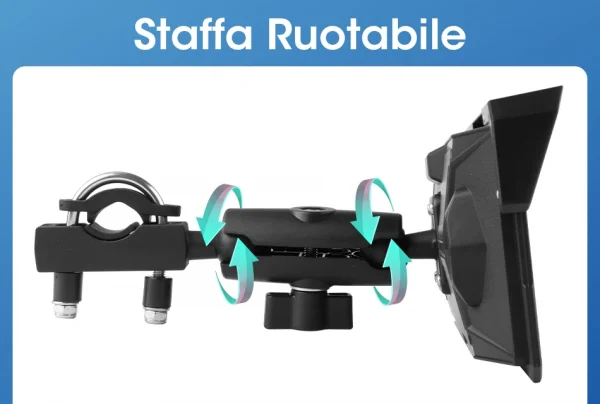 جانسايت محمول 8.1 بوصة IP67 مقاوم للماء للدراجات النارية 4K DVR نظام تحديد المواقع والملاحة اللاسلكية Carplay أندرويد السيارات موتو مسجل مراقب