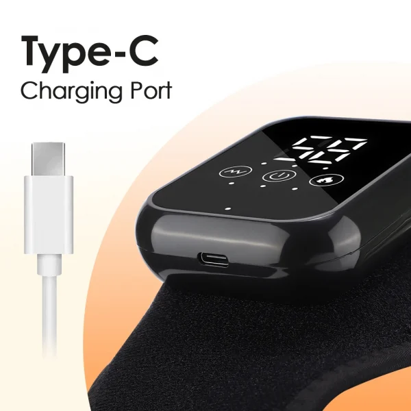 مدلك الكاحل مع الاهتزاز والتدفئة 3 أوضاع وسادة تسخين كهربائية لتدليك الدورة الدموية لتعب عضلات الكاحل