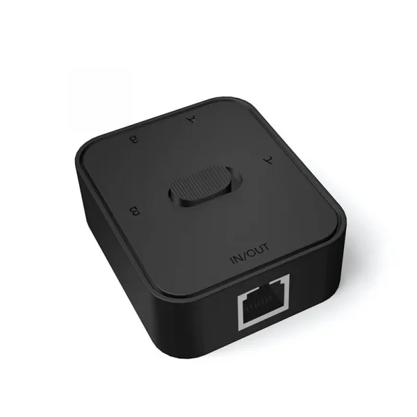 2 منفذ 1000Mbps جيجابت جهاز سويتش للشبكات RJ45 التبديل شبكة الفاصل كابل موسع محدد الطاقة الحرة 2 طريقة محول موصل