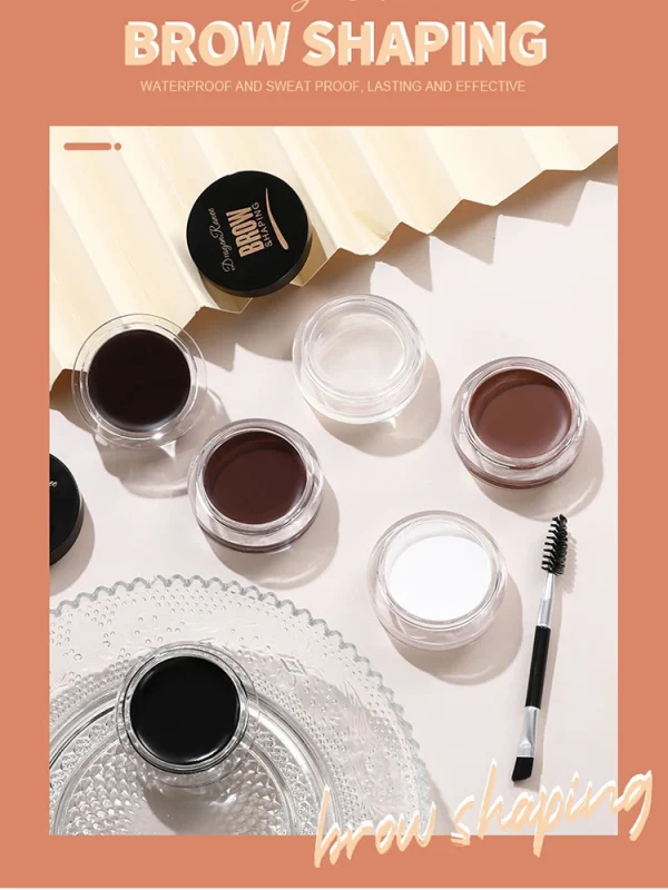 دراجون راني 6 ألوان وايلد كريم تصفيف الحواجب كريم تصفيف الحواجب جل الصابون الشمع الأبيض كريم الحواجب