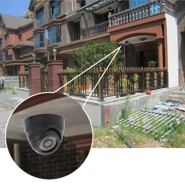 1200TVL دارة بصرية متكاملة لاستشعار الصورة كاميرات CMOS للرؤية الليلية يوم ليلة 24IR LED داخلي كاميرا تلفزيونات الدوائر المغلقة نظام التلفزيون NTSC بواسطة كاميرا الأمن