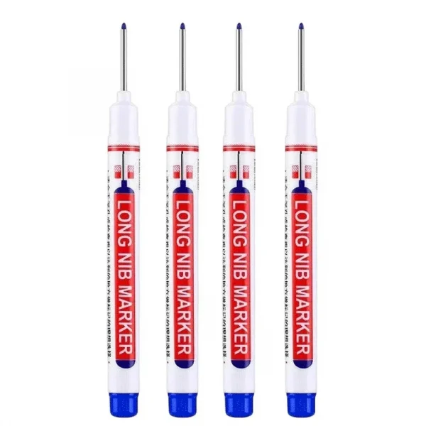 4 قطعة/المجموعة 20 مللي متر ثقب عميق طويل بنك الاستثمار القومي رئيس علامات للمعادن ثقب القلم مقاوم للماء الحمام النجارة الديكور متعددة الأغراض