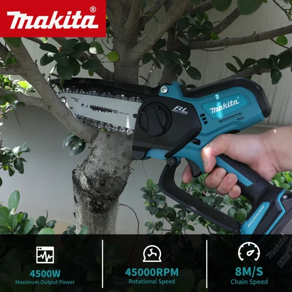 مجموعة ماكيتا الاحترافية 18 فولت 20 فولت بدون فرشاة: مطحنة زاوية، مسدس شحم، منشار جنزيري، منفاخ، مسدس سيليكون وآلة قطع