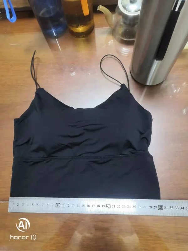 1 قطعة المرأة مثير بلون بروتيل الجليد الحرير أنبوب سلس الرياضة تانك القمم الملابس الداخلية اللاسلكية مبطن البرازيلي Bralette الصدرية