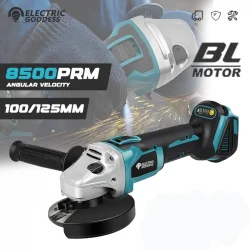 125/100 مللي متر فرش زاوية طاحونة تلميع آلة القطع اللاسلكي زاوية طاحونة أداة لماكيتا 18 فولت بطارية دبوس