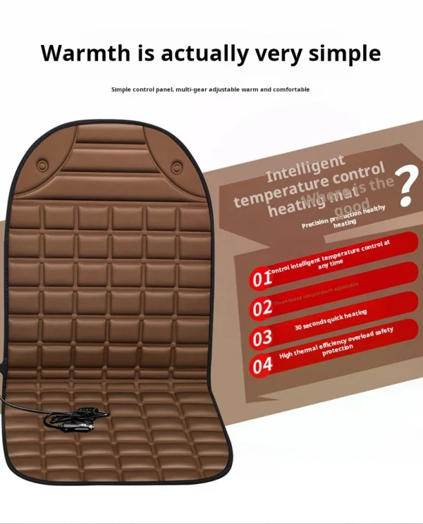 وسادة مقعد السيارة ساخنة مقعد واحد وسادة مقعد ساخنة مكتب وسادة مقعد ساخنة وسادة مربعة صغيرة وسادة مقعد السيارة Automot