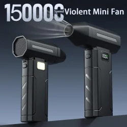 X8 فرش توربو جت مروحة منفاخ 150000 دورة في الدقيقة قوية منفاخ الهواء الكهربائية فراغ منظف الغبار المحمولة منظف الغبار مروحة عنيفة