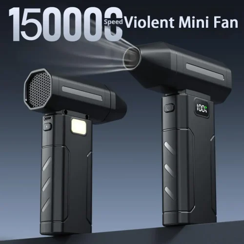 X8 فرش توربو جت مروحة منفاخ 150000 دورة في الدقيقة قوية منفاخ الهواء الكهربائية فراغ منظف الغبار المحمولة منظف الغبار مروحة عنيفة