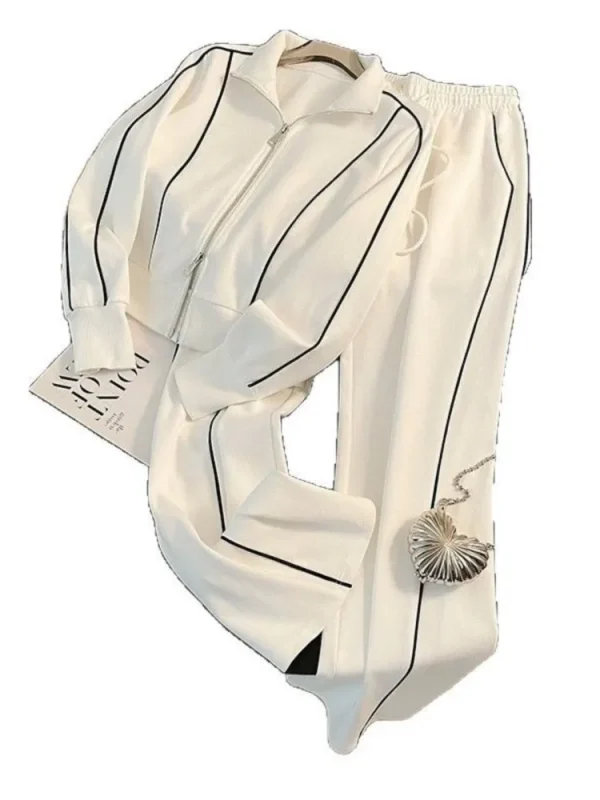 مجموعة ملابس رياضية نسائية ذات ألوان مختلفة لربيع وخريف