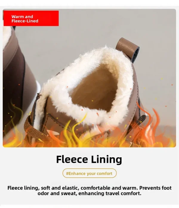 أحذية كاجوال فائقة النعومة، أحذية أبي سميكة القاع، أحذية منصة عالية الارتفاع، أحذية عصرية للشتاء الدافئ بنمط جديد للنساء