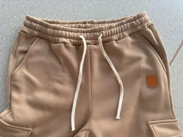 الرجال السراويل متعددة جيب الرجال السراويل الرياضية غير رسمية القطن الصوف Sweatpants رياضة الجري التدريب الركض تسلق الجبال السراويل