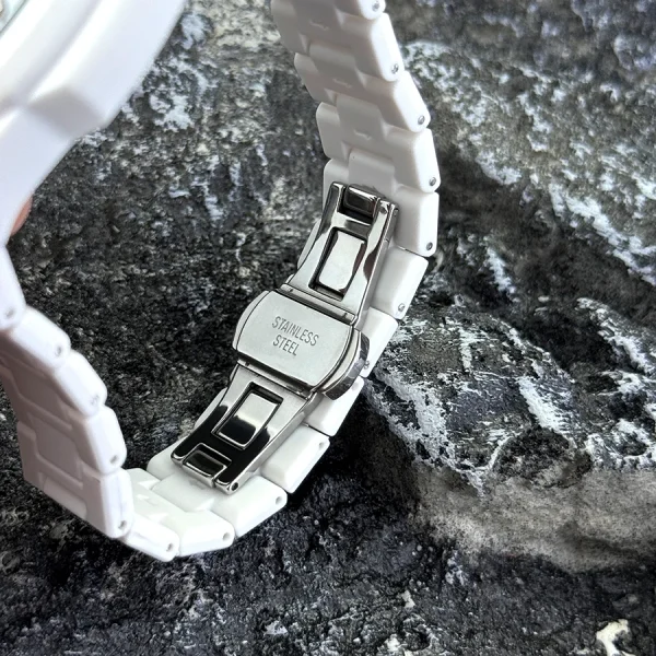 ساعة كوارتز كلاسيكية للرجال، سوار من البلاستيك الناعم، أرقام عربية، قرص عمل كاجوال، أداة إزالة متضمنة