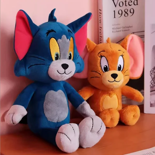 أنيمي توم وجيري ألعاب من نسيج مخملي شخصيات الفيلم الكرتون القط الفأر لطيف Plushies محشوة الحيوان ألعاب الدمى للأطفال هدية شحن مجاني