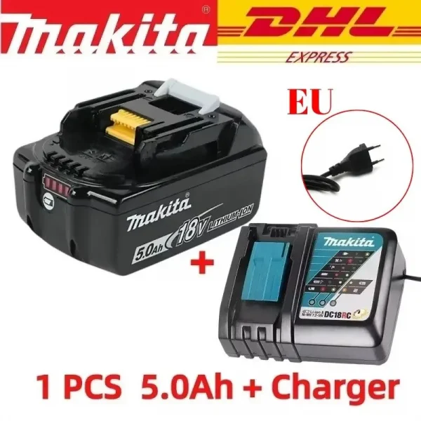 makita 18v battery Genuine 18V Makita 6Ah Makita Battery BL1840 BL1830B BL1850B BL1850 BL1860 BL1815 Replacement Lithium Battery