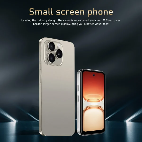 هاتف ذكي صغير FUFFI M17 Pro يعمل بنظام الأندرويد ومعرف الوجه محمول 8.1 هاتف محمول صغير بشاشة 3.75 بوصة عالي الدقة وذاكرة قراءة فقط 16 جيجابايت وبطارية 1500 مللي أمبير في الساعة ه