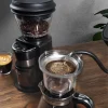 مطحنة قهوة HiBREW مطحنة قهوة كهربائية أوتوماتيكية مع 31 تروسًا لقهوة الإسبريسو الأمريكية صب فوق تخزين الفول البصري G3