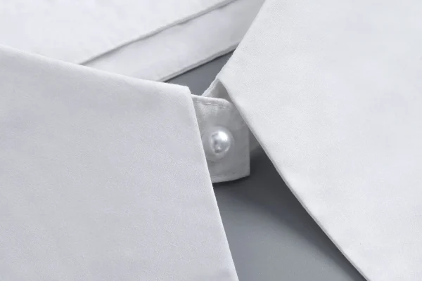 الجديد الأكثر مبيعاً بسيط بلون واحد يناسب الجميع، ياقة وهمية مزيفة، قميص إبداعي، ياقة مزيفة، شخصية