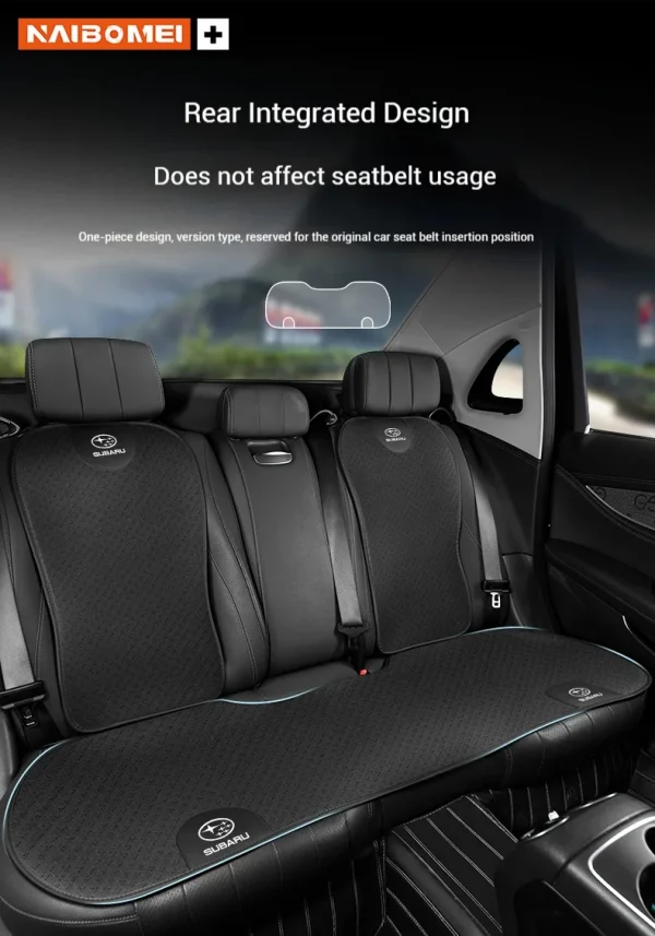 وسادة مقعد السيارة الحرير الجليد تنفس غطاء مقعد السيارة لسوبارو STI Brz Wrx Xv صعود فورستر Outback امبريزا ليجاسي اكسسوارات