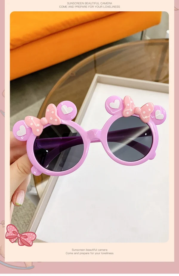 جديد الأطفال لطيف الكرتون UV400 النظارات الشمسية بنين بنات الألوان في الهواء الطلق الاطفال الشمس حماية النظارات الشمسية الطفل الرياضة ظلال النظارات