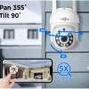 Hiseeu 3/5MP 10CH NVR مع شاشة 10.1 بوصة مجموعة كاميرات أمنية لاسلكية في الهواء الطلق كاميرا IP مقاومة للماء مجموعة نظام المراقبة بالدوائر التليفزيونية المغلقة