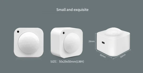 Tuya ZigBee 2in1 PIR مستشعر ذكي لسطوع الحركة كاشف الحركة البشرية مستشعر الضوء المدمج يعمل مع مساعد المنزل