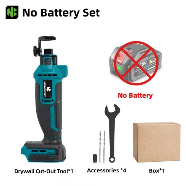 NEWBENY 3 التروس فرش الكهربائية دريوال قطع أداة قطع النجارة دريوال الألواح الصخرية أدوات لدبوس بطارية ماكيتا