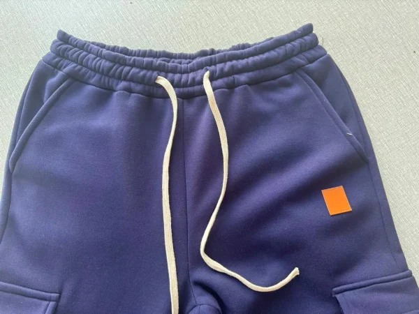 الرجال السراويل متعددة جيب الرجال السراويل الرياضية غير رسمية القطن الصوف Sweatpants رياضة الجري التدريب الركض تسلق الجبال السراويل