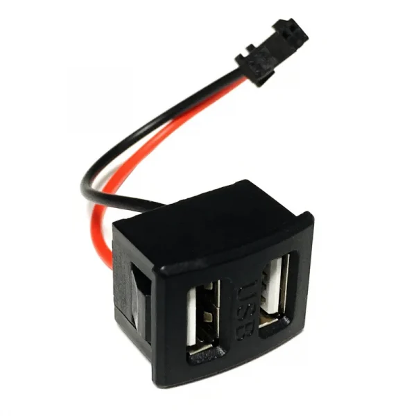 USB female seat type-c double socket usb a female, lamp charging socket power socket with cable connector