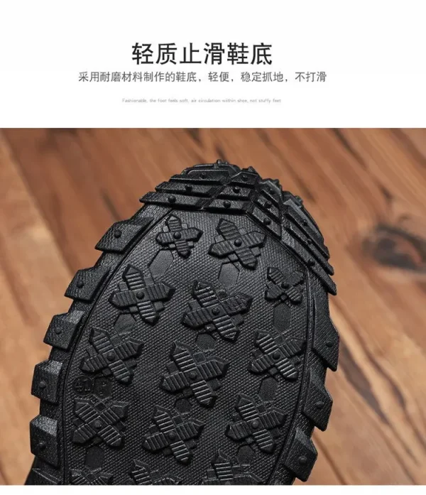 جديد الرجال عالية الجودة ماركة الأحذية الجلدية سلامة العمل الأحذية