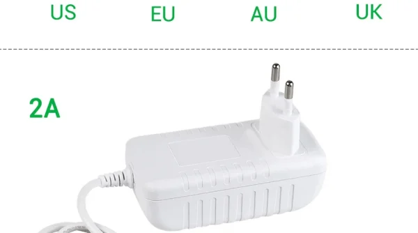 التيار المتناوب 100-240 فولت إلى تيار مستمر 12 فولت 24 فولت 1A 2A 3A LED سائق محول 12 فولت تحويل التيار الكهربائي محول محول شاحن لشريط LED