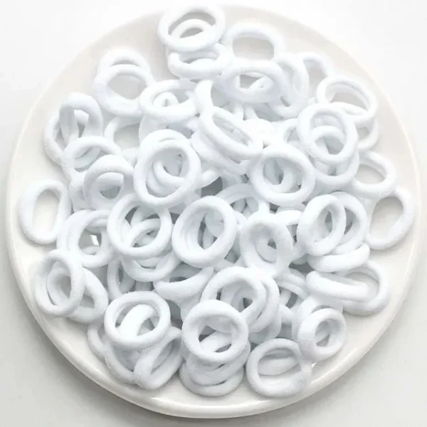 200 قطعة النساء الفتيات الملونة النايلون مرونة العصابات الشعر ذيل حصان عقد الشعر الصغيرة التعادل الأربطة المطاطية Scrunchie إكسسوارات الشعر