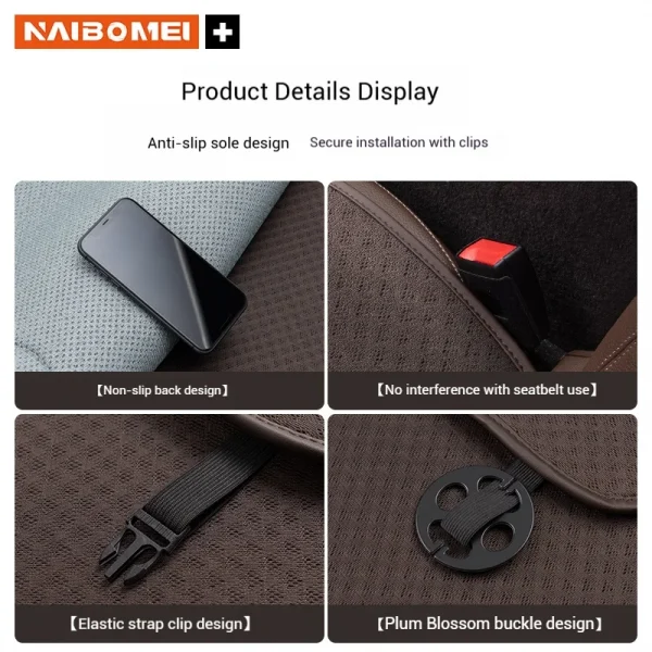 وسادة مقعد السيارة الحرير الجليد تنفس غطاء مقعد السيارة لسوبارو STI Brz Wrx Xv صعود فورستر Outback امبريزا ليجاسي اكسسوارات