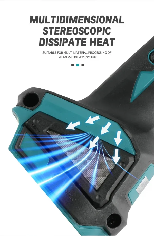 ماكيتا DGA504 18 فولت فرش ليثيوم طاحونة بزاوية كهربائية قابلة للشحن آلة تلميع آلة قطع عالية الطاقة